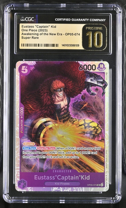 PRISTINE CGC 10 Eustass "Captain" Kid
