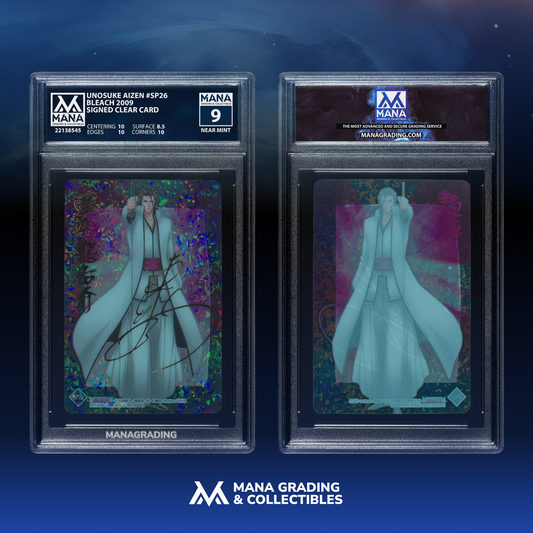 Unosuke Aizen #SP26 MANA 9 SIGNATURE GOLD STAMP