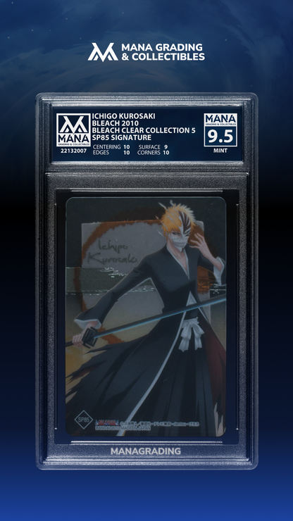 MANA 9.5 Ichigo Kurosaki Bleach Clear Card