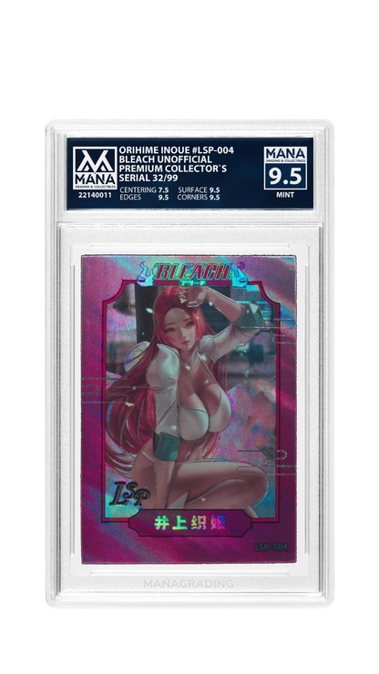 MANA 9.5 Orihime Inoue SERIAL 32/99 BLEACH CCG